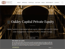 Tablet Screenshot of oakleycapital.com